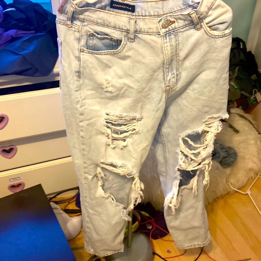 Aeropostale mom jeans